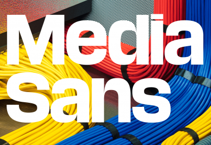 New fonts from Production Type: Media Sans